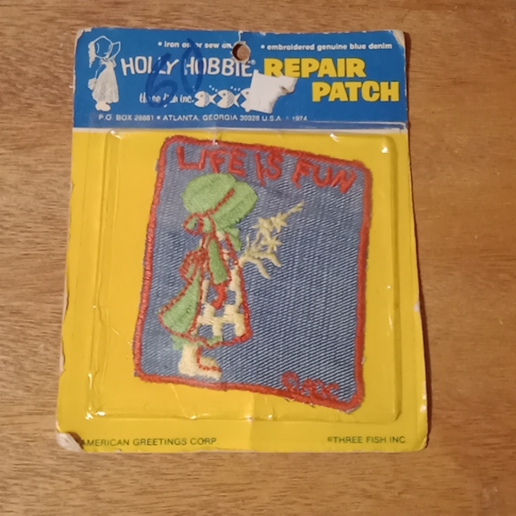 Other - Life is Fun Sew On Repair Patch